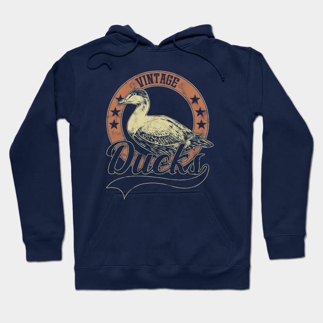 Vintage Ducks Hoodie by bluerockproducts